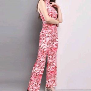 Pink Swirl Jumpsuit