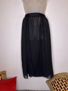 sexy  Sheer Front Slit Beach Skirt
