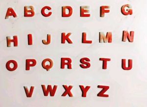 Resin Alphabet