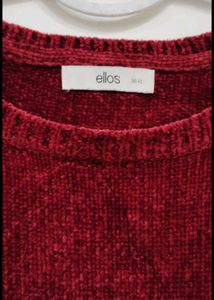 Burgundy Velvet Bell Sleeve Top