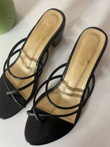 Black Block Heels