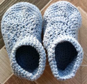 Handmade Crochet Baby Booties