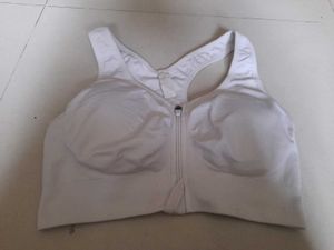 White Sports Bra