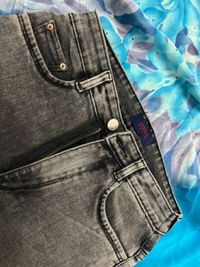 Grey Bootcut Denim