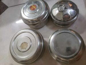 4 Stainless Steel Tiffins