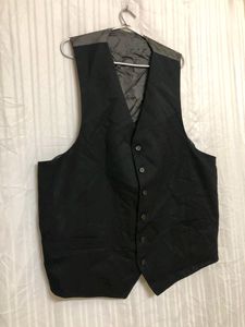 Black Formal Waistcoat