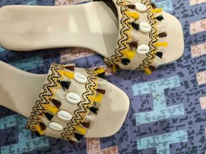 Boho Chic Beaded flat