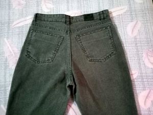 Dark Grey Denim Jeans