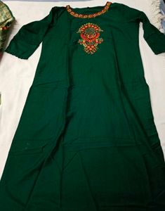 Green Suit With Banarasi Dupatta