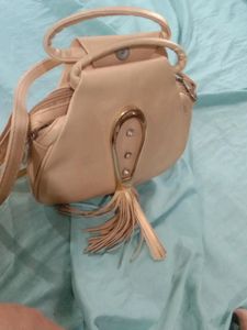 Gold Colour Sling Bag