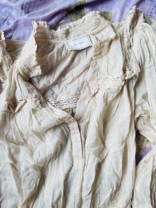Tiered Ruffle Mini Dress Pure Cotton
