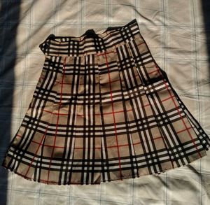 Plaid Mini Skirt