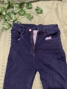 Dark Blue Boot Cut Jeans