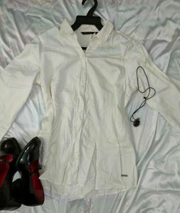 Van Heusen Women's White Shirt