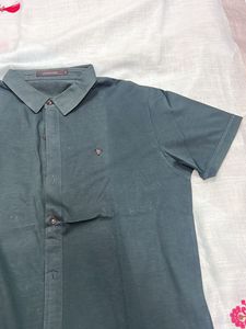 Green Half Sleeves Shirt