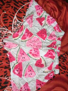 Cute Watermelon Print Shorts