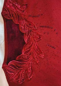 SizeM/L 🎁Buy 2 Get 1 Free 🎁Red Long Sleeve Top