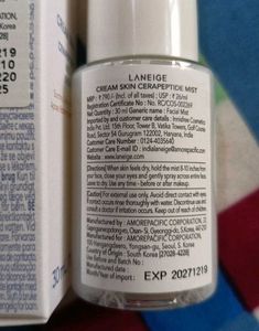 Laneige Cream Skin CeraPeptide Mist Brume