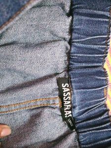 Washed Blue Denim Jeans