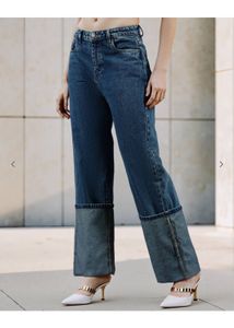 Wide Leg Denim Jeans