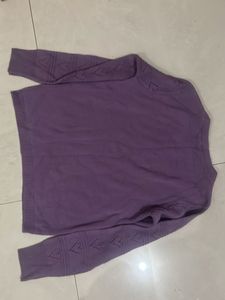 Lavender Knit Pullover