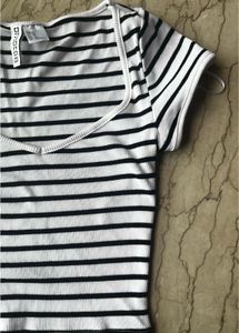 Striped Crop Top