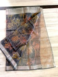 Beautiful Grey Saree