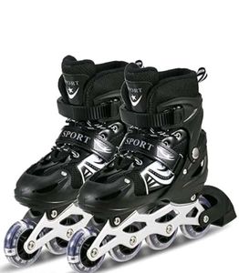 Inline Skating Shoes Adjustable Size LED Wheels