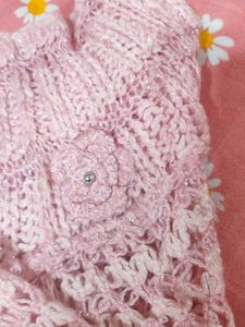 Pink Knit layering top