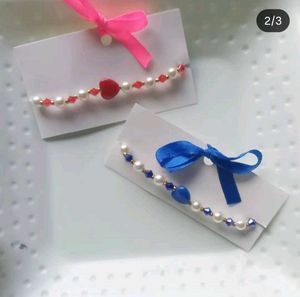 Heart Bead Bracelets