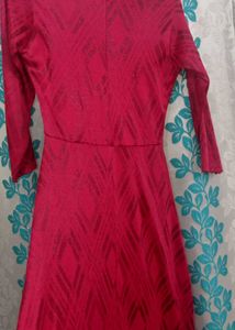 Maroon Maxi Dress