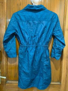 Shirt Style Denim Dress 👗