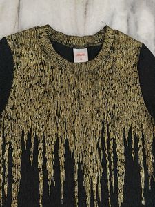 Urbanic Gold Metallic bodycone dress