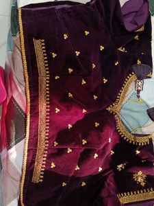 Beautiful Velvet Lengha