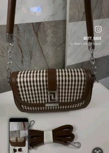 Houndstooth Handbag