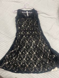 Elegant Black Lace Dress