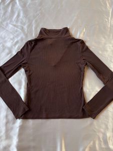 Savana Brown Full Sleeves Top