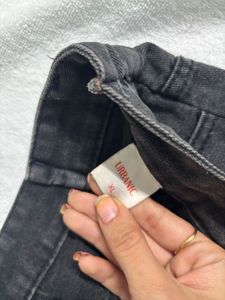 Distressed Denim Shorts