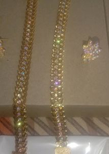 New Lotus Dollar Chain With Earing