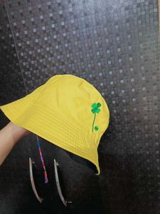 Lucky Yellow Clover Bucket Hat
