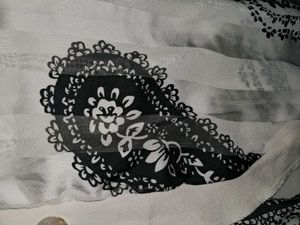 Newme Floral Art Work White Off Shirt