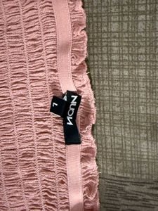 Cute Pink Off-Shoulder Dress
