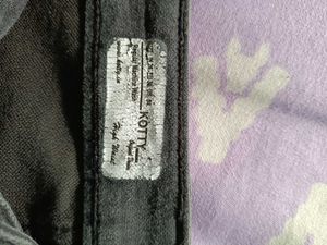 Wide Leg Black Washed Jeans