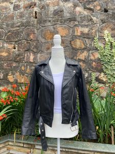 Edgy Black  Leather Jacket