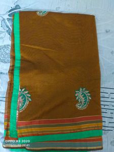 Elegant Striped Saree