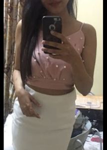 Super Cute Pearl Pink Top