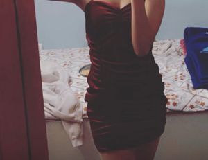 Burgundy Bodycon Mini Dress