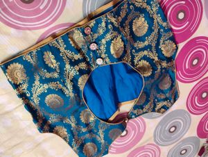 Elegant Brocade Blouse