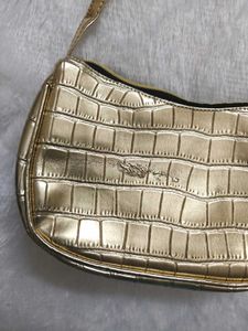 🆕 Gold Bag With Chain