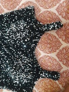 Sparkly Black Mini Dress